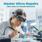 📢📢40% OFF !! ⏰LED Headband Magnifier with 4 Lenses