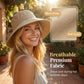 📢📢50% OFF !! ⏰Women's Bowknot Wide Brim Sun Protective Hat