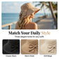 📢📢50% OFF !! ⏰Women's Bowknot Wide Brim Sun Protective Hat