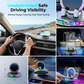 📢📢50% OFF !! ⏰RGB Electric Car Phone Mount with Wireless Charging