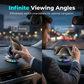 📢📢50% OFF !! ⏰RGB Electric Car Phone Mount with Wireless Charging