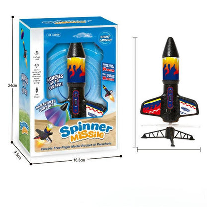 📢📢50% OFF !! ⏰Soaring Rocket Launcher with Automatic Parachute Return
