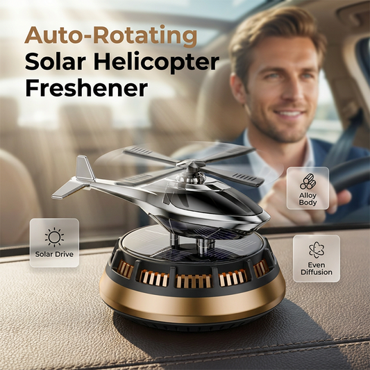 📢📢50% OFF !! ⏰Solar Powered Rotating Car Air Freshener
