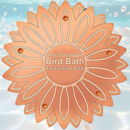 📢📢50% OFF !! ⏰Pure Copper Bird Bath Purification Disk
