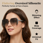 📢📢50% OFF !! ⏰Rimless Oversized Square Sunglasses