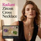 📢📢50% OFF !! ⏰Women's Colorful Zircon Cross Pendant Necklace
