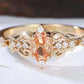 📢📢50% OFF !! ⏰Vintage Hollow Pattern Ring with Oval Rhinestone