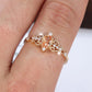 📢📢50% OFF !! ⏰Vintage Hollow Pattern Ring with Oval Rhinestone