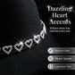 📢📢50% OFF !! ⏰Women's Rhinestone Heart Cowboy Hat Elegant French Jazz Fedora