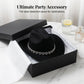 📢📢50% OFF !! ⏰Women's Rhinestone Heart Cowboy Hat Elegant French Jazz Fedora