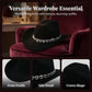 📢📢50% OFF !! ⏰Women's Rhinestone Heart Cowboy Hat Elegant French Jazz Fedora