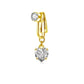 📢📢50% OFF !! ⏰Non Piercing Belly Button Ring Clip on Navel Ring