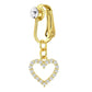 📢📢50% OFF !! ⏰Non Piercing Belly Button Ring Clip on Navel Ring