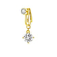 📢📢50% OFF !! ⏰Non Piercing Belly Button Ring Clip on Navel Ring