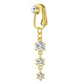 📢📢50% OFF !! ⏰Non Piercing Belly Button Ring Clip on Navel Ring