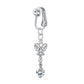 📢📢50% OFF !! ⏰Non Piercing Belly Button Ring Clip on Navel Ring