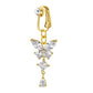 📢📢50% OFF !! ⏰Non Piercing Belly Button Ring Clip on Navel Ring