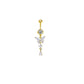 📢📢50% OFF !! ⏰Non Piercing Belly Button Ring Clip on Navel Ring