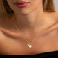 📢📢50% OFF !! ⏰Heart Shaped Letters Micro Pave Chain Necklace