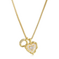 📢📢50% OFF !! ⏰Heart Shaped Letters Micro Pave Chain Necklace