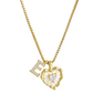 📢📢50% OFF !! ⏰Heart Shaped Letters Micro Pave Chain Necklace
