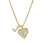 📢📢50% OFF !! ⏰Heart Shaped Letters Micro Pave Chain Necklace