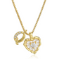 📢📢50% OFF !! ⏰Heart Shaped Letters Micro Pave Chain Necklace
