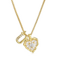 📢📢50% OFF !! ⏰Heart Shaped Letters Micro Pave Chain Necklace