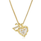 📢📢50% OFF !! ⏰Heart Shaped Letters Micro Pave Chain Necklace