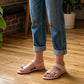 📢📢50% OFF !! ⏰Women's Summer Flat Sandals with Double Buckle