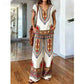 📢📢50% OFF !! ⏰Women's Printed Top & Pants 2-Piece Set