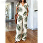 📢📢50% OFF !! ⏰Women's Printed Top & Pants 2-Piece Set