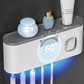📢📢50% OFF !! ⏰Hygienic Family Toothbrush Station with UV Light