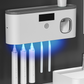 📢📢50% OFF !! ⏰Hygienic Family Toothbrush Station with UV Light