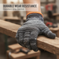 📢📢50% OFF !! ⏰10-Gauge Knitted Durable Protective Work Gloves