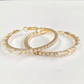 📢📢50% OFF !! ⏰Women's Sparkling Cubic Zirconia Hoop Earrings