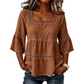 📢📢50% OFF !! ⏰Elegant Square Neck Summer Blouse