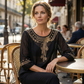 📢📢50% OFF !! ⏰Women's Embroidered Cotton-Linen Blend Blouse