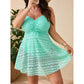📢📢40% OFF !! ⏰Plus Size Slimming Mesh One Piece Swimsuit