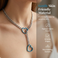 📢📢50% OFF !! ⏰Modern Lariat Heart Pendant Necklace