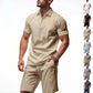 Men's Casual Top & Shorts 2-Piece Set