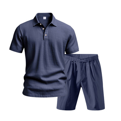 📢📢40% OFF !! ⏰Men's Casual Top & Shorts 2-Piece Set