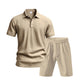 Men's Casual Top & Shorts 2-Piece Set