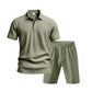 Men's Casual Top & Shorts 2-Piece Set
