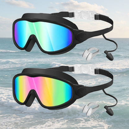 📢📢50% OFF !! ⏰Anti-Fog Swimming Goggles with Earplugs & Nose Clip