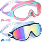 📢📢50% OFF !! ⏰Anti-Fog Swimming Goggles with Earplugs & Nose Clip