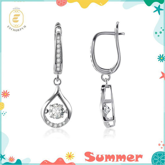 📢📢50% OFF !! ⏰Women's Sparkling Teardrop Hanging Earrings