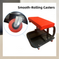 📢📢50% OFF !! ⏰Rolling Shop Stool for Garage with Tool Organizer Tray