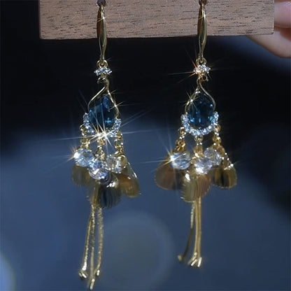 📢📢50% OFF !! ⏰Elegant Vintage Rhinestone Drop Earrings