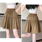 📢📢50% OFF !! ⏰Women High Waist Skirt Pants Wide Leg Ruffle Culottes